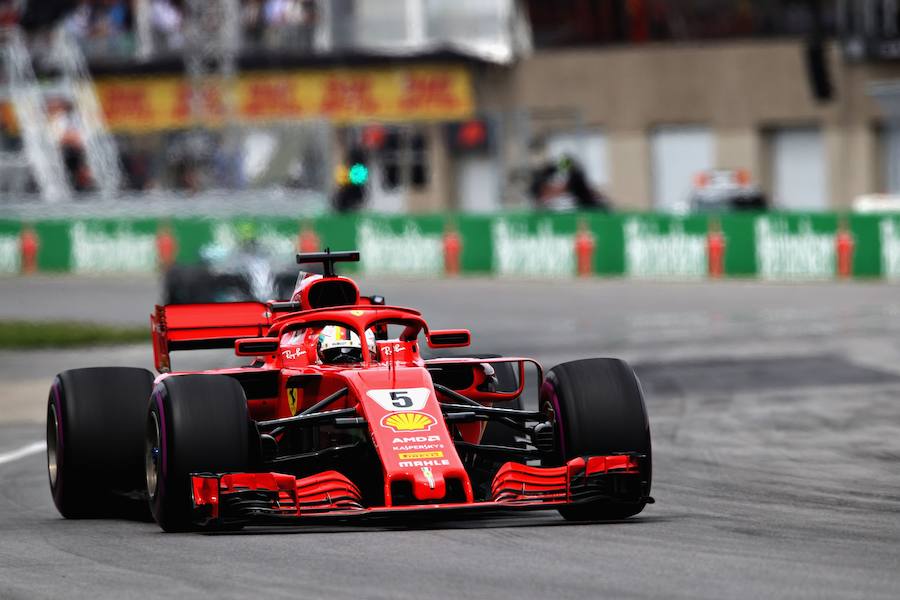 Vettel se impuso en Canadá mientras que Alonso tuvo que abandonar la carrera en la vuelta 44 debido a problemas mecánicos. Carlos Sainz remontó una posición y acabó octavo