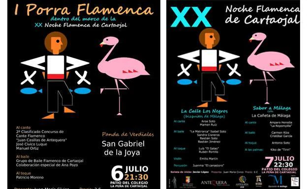 La XX Noche Flamenca de Cartaojal une cante y gastronomía en dos jornadas en julio