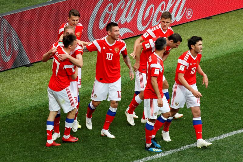 Las mejores fotos del partido inaugural del Mundial de Rusia 2018