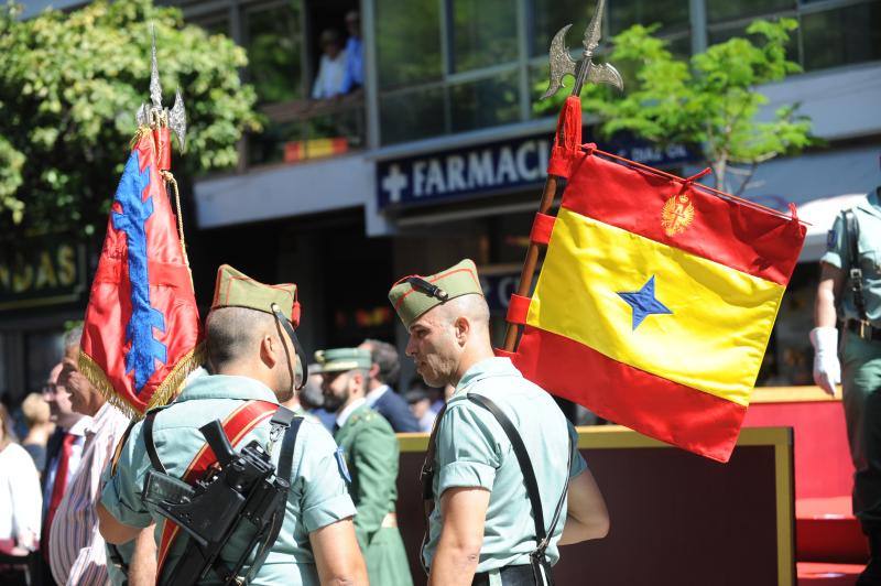 Repaso en imágenes de la jura de bandera celebrada este domingo