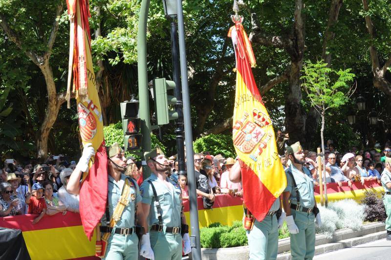 Repaso en imágenes de la jura de bandera celebrada este domingo