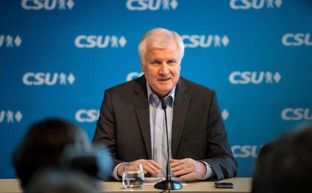 Horst Seehofer, ministro del Interior alemán y líder de la Unión Socialcristiana bávara.