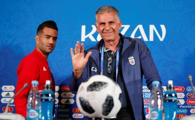 Carlos Queiroz, entrenador de Irán. 