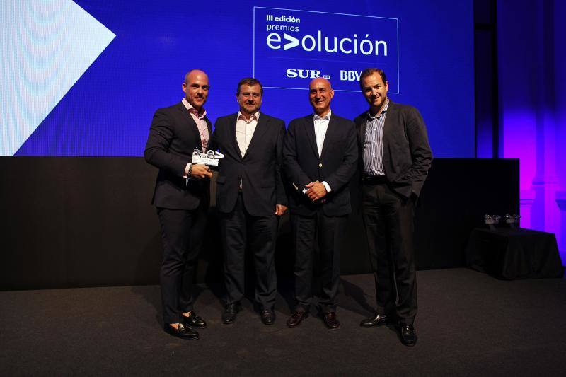 Alejandro Glez. (Taalentfy), José Antonio Pérez, Javier Lebrón y Enrique Rodríguez.