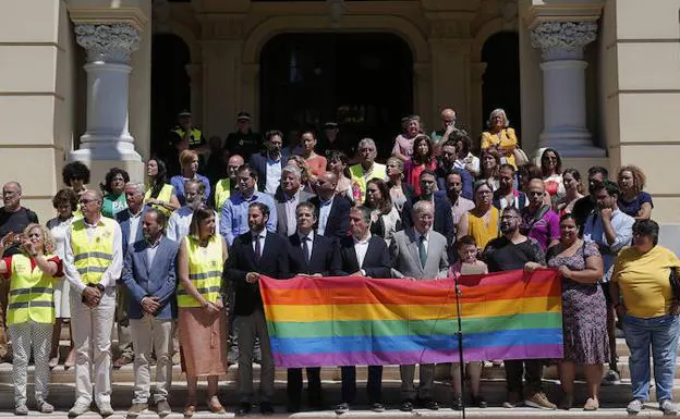 Manifiesto del Día del Orgullo, en el Ayuntamiento. 