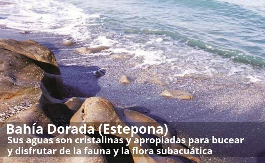 Esta playa de la costa esteponera es una buena alternativa para quienes busquen una cala recóndita en plena Costa del sol. Sus aguas son cristalinas y apropiadas, por tanto, para llevarse unas gafas de buceo y disfrutar de la fauna y la flora subacuática. Esta playa está muy cerca de la que se conoce como La Galera, es decir, a unos ocho kilómetros al oeste del casco urbano de Estepona.  Más info aquí.