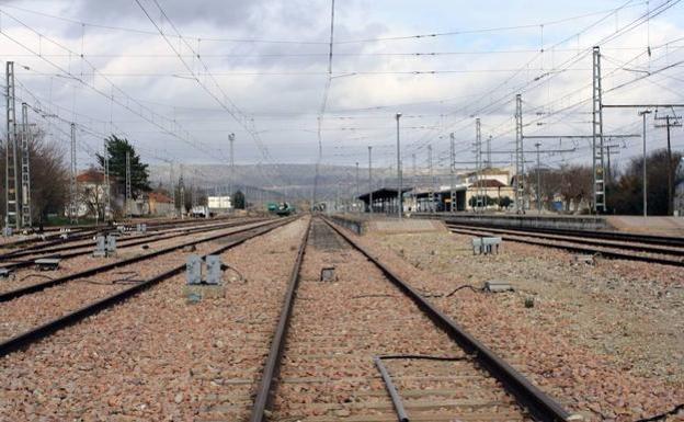 Imagen de la estación de Bobadilla, en Antequera