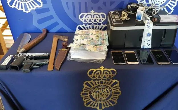 Siete detenidos acusados de falsificar billetes de 20 euros y distribuirlos por Málaga