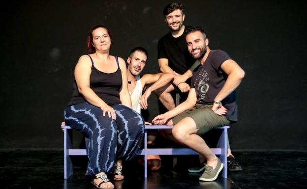 Antonio Navarro, Paco Pozo, Inma Guerrero y Gari Lariz.