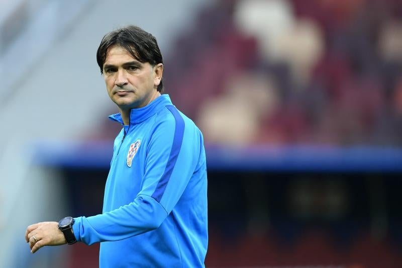 Dalic, durante un entrenamiento.