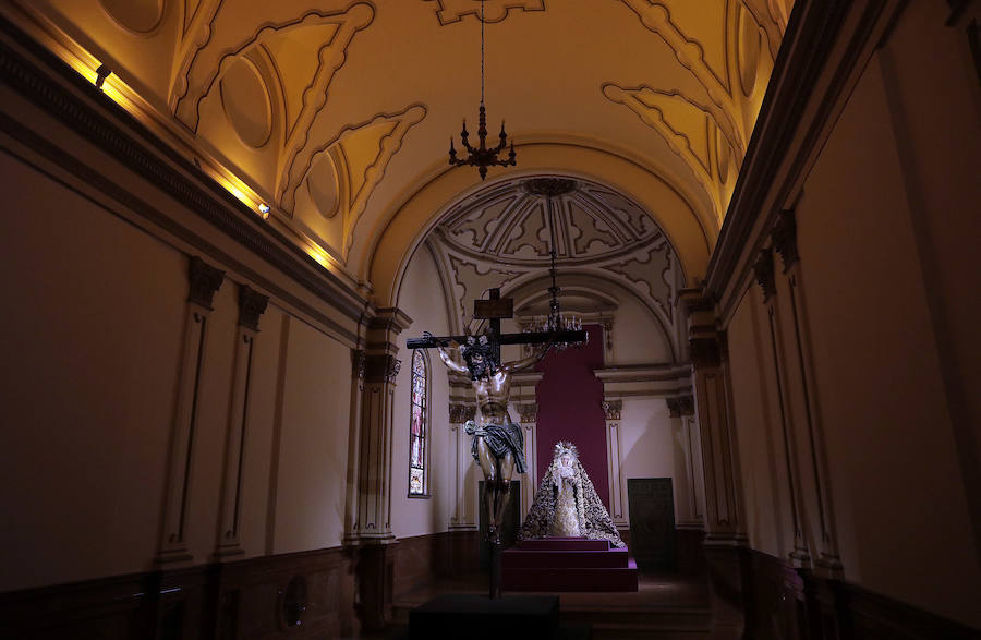 Medio centenar de obras y piezas realizadas en el taller del imaginero Francisco Buiza se exponen juntas por primera vez en esta muestra del ArsMálaga Palacio Episcopal única en toda Andalucía.