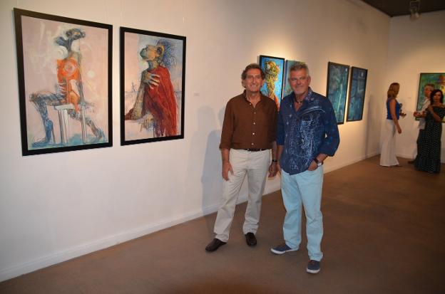 Chico Repullo y Andrés Mérida reúnen sus creaciones en el Museo de Nerja. :: eugenio cabezas