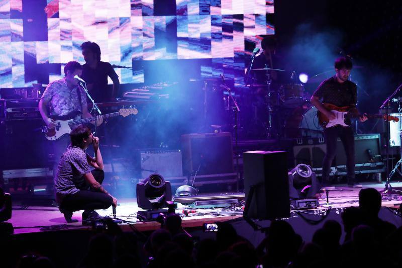 Actuación de Lori Meyers en el festival, este sábado.