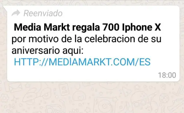 «Regalamos 700 iPhone X». Nueva estafa en nombre de Media Markt