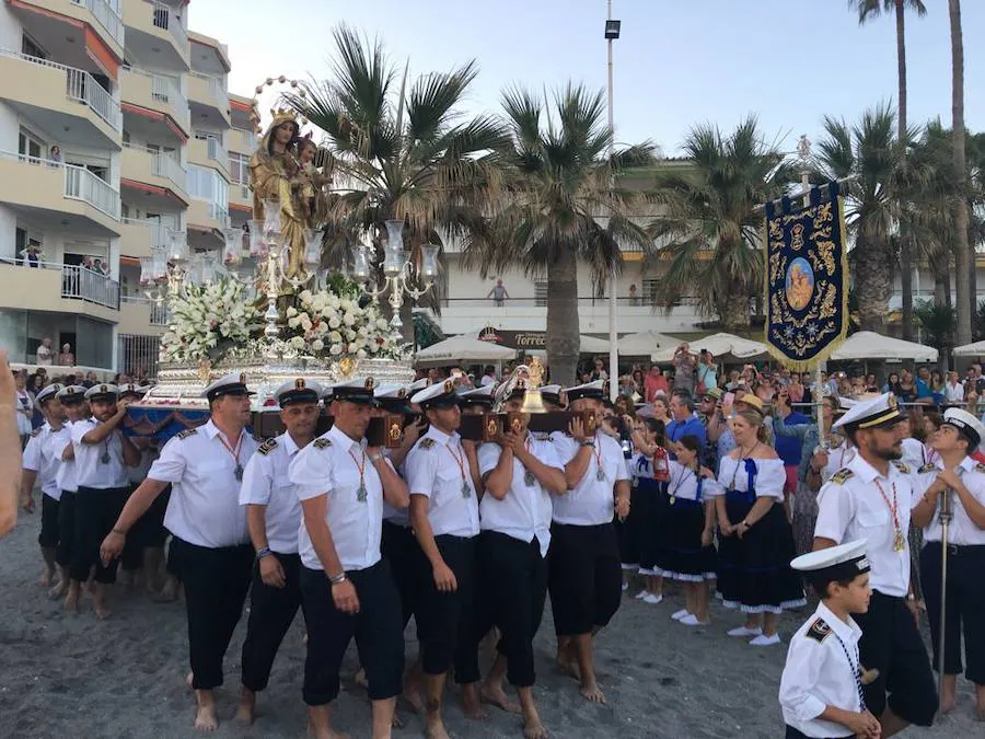 La Virgen del Carmen, en Nerja