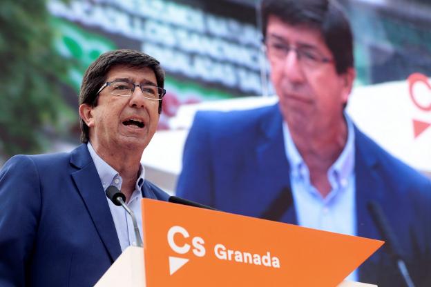 Juan Marín, candidato a la Presidencia de la Junta. :: efe