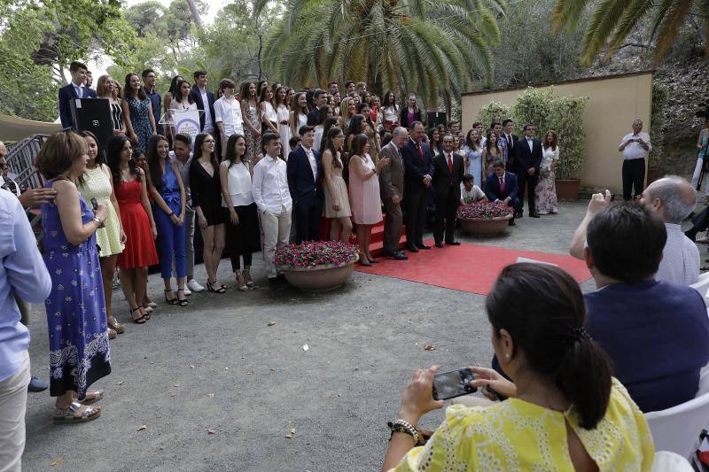 La Concepción, escenario de la entrada de distinciones a los alumnos de Educación Secundaria y Bachillerato de los centros educativos de la capital con mejores expedientes académicos