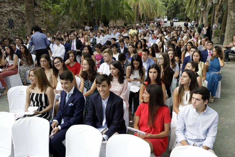 La Concepción, escenario de la entrada de distinciones a los alumnos de Educación Secundaria y Bachillerato de los centros educativos de la capital con mejores expedientes académicos