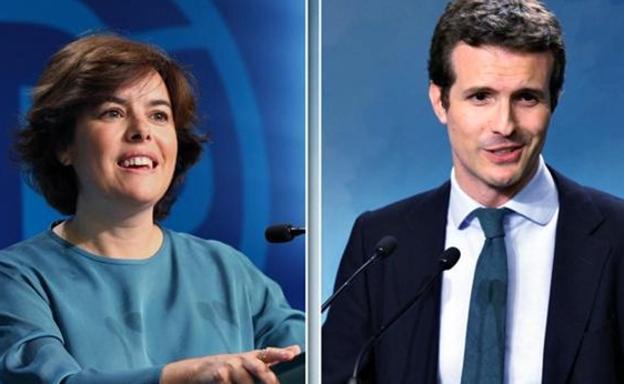 Andalucía parte dividida al congreso del PP, con un 65% de sorayistas y un 35% de casadistas