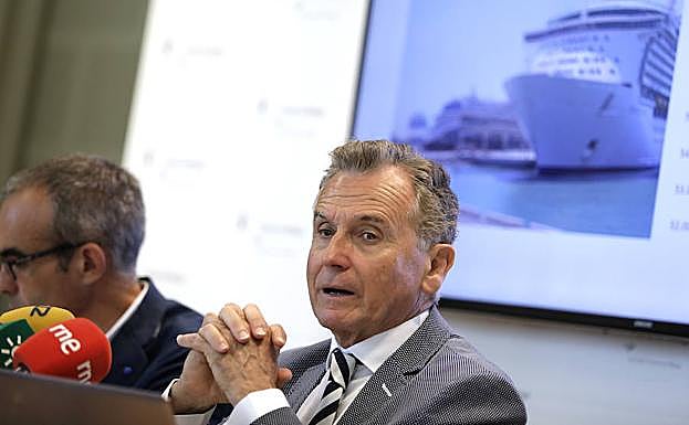 Paulino Plata, en la presentación de los resultados. 