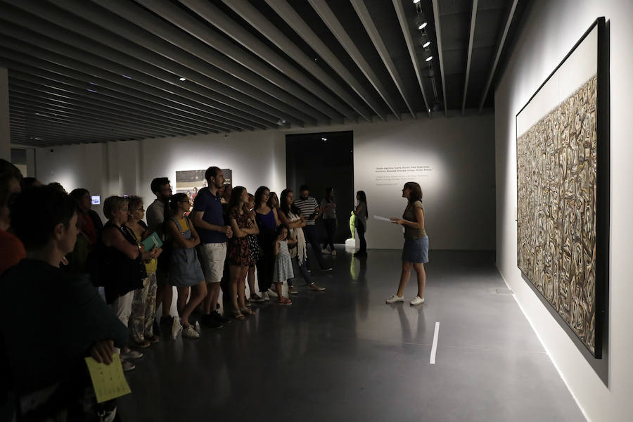 La Casa Natal, el Centre Pompidou Málaga y la Colección del Museo Ruso ofrecieron, con la entrada gratuita, diversas actividades entre las ocho de la tarde y la medianoche y diez grados menos que en la calle dentro de la iniciativa 'Noche en el Museo'.