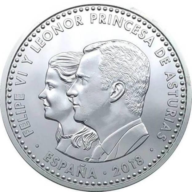 Leonor ya  tiene moneda