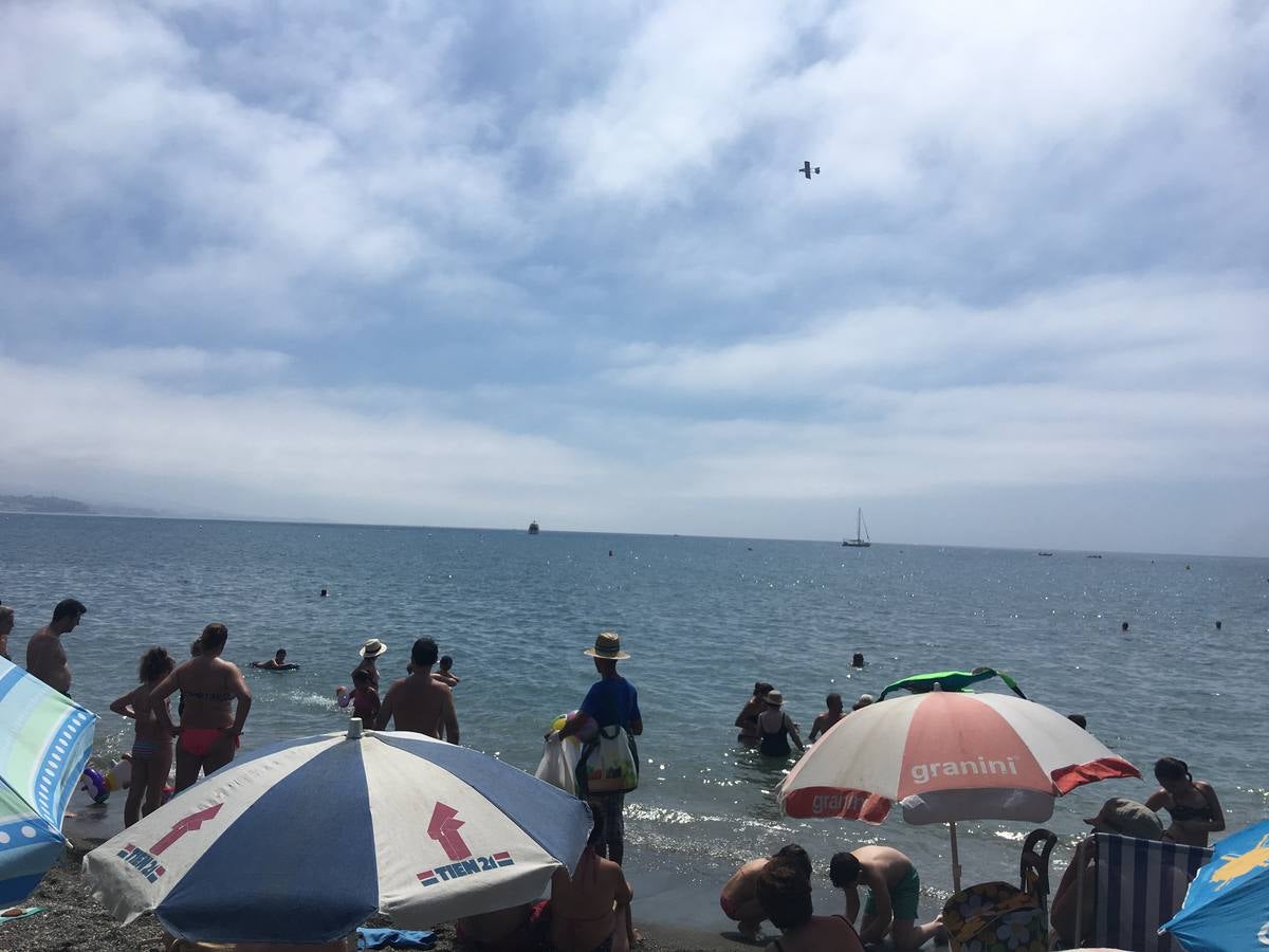 Entrenamiento de este sábado en Torre del Mar.