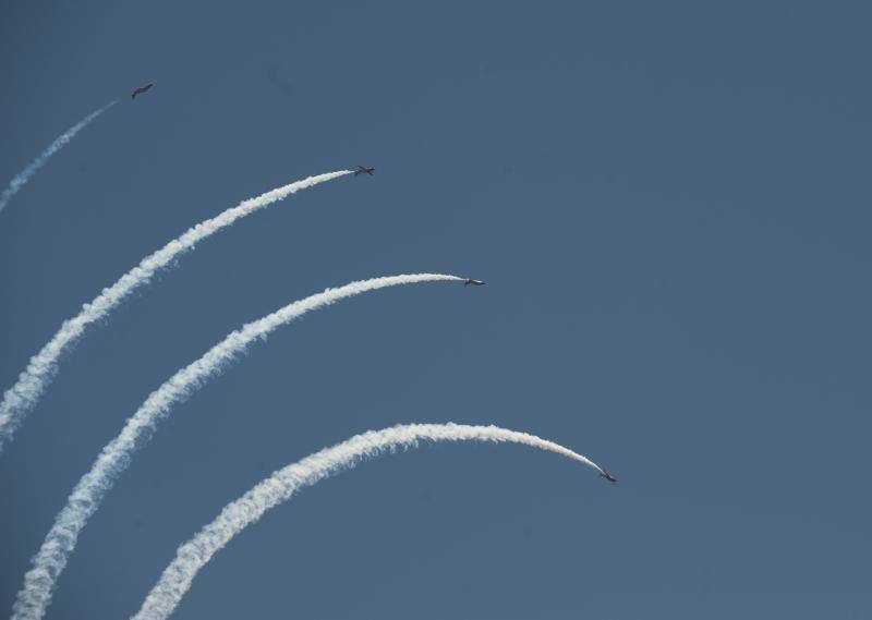 Torre del Mar acoge este festival aéreo internacional con 40 aeronaves de cuatro países diferentes 