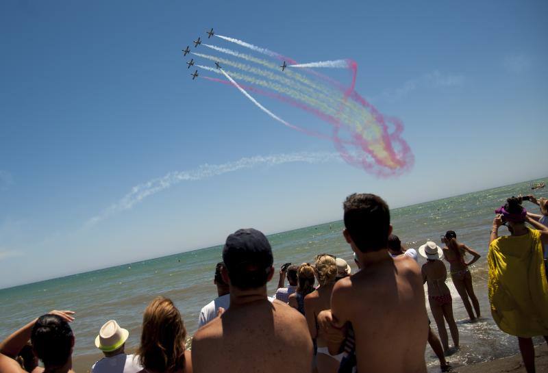 Torre del Mar acoge este festival aéreo internacional con 40 aeronaves de cuatro países diferentes 