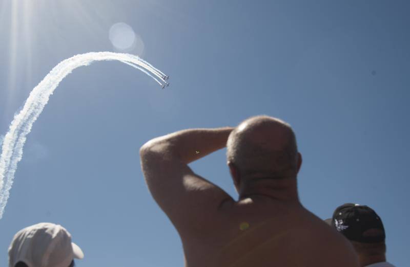 Torre del Mar acoge este festival aéreo internacional con 40 aeronaves de cuatro países diferentes 