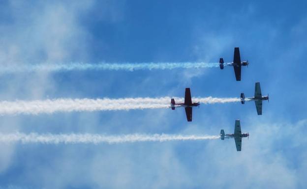 Participantes en el Torre del Mar Air Show. 