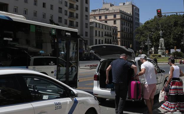 Turistas, en el Centro. 