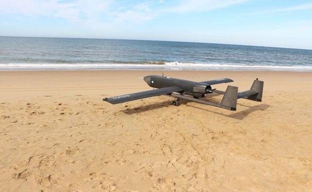 AERTEC prueba su avión no tripulado en playas de Huelva
