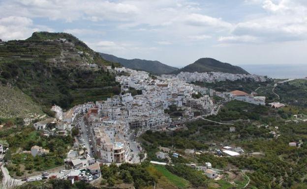 Vista panorámica de Frigiliana. 