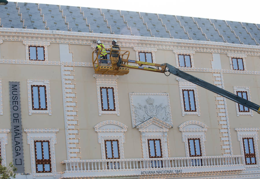 Cuenta atrás para la Feria de Málaga 2018 y en el Real del Cortijo de Torres se trabaja para que todo esté a punto.
