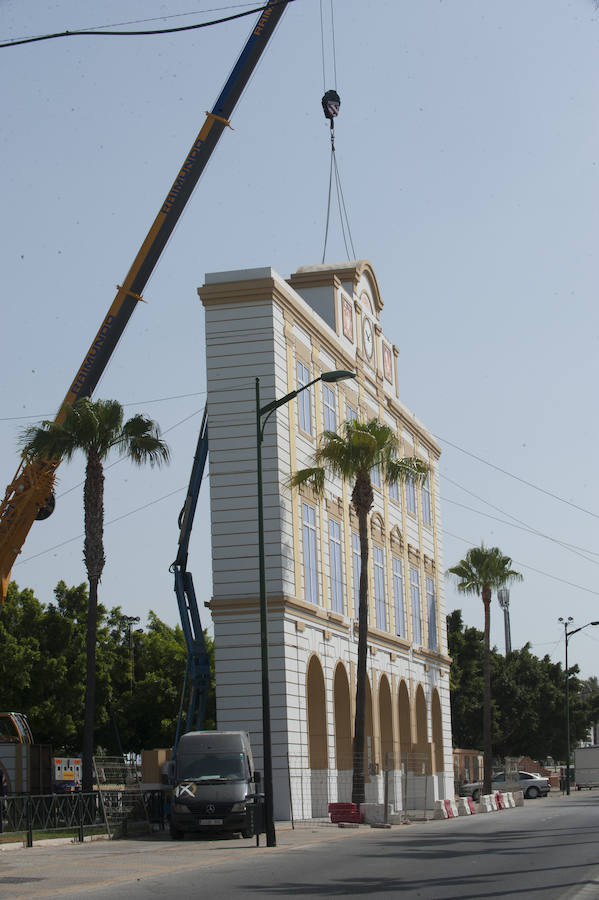 Cuenta atrás para la Feria de Málaga 2018 y en el Real del Cortijo de Torres se trabaja para que todo esté a punto.