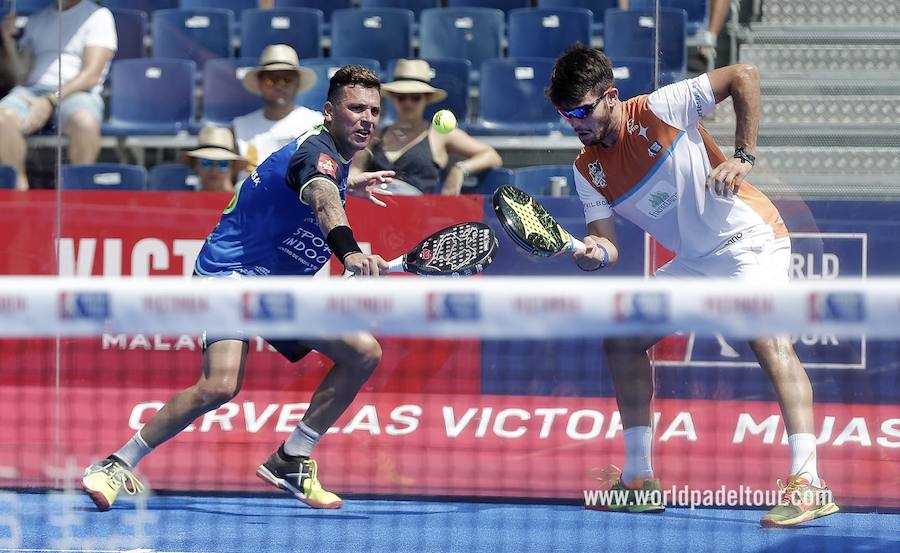 Recopilatorio de imágenes de los cruces de la ronda de dieciseisavos de final de Cervezas Victoria Open Mijas correspondiente al World Padel Tour.