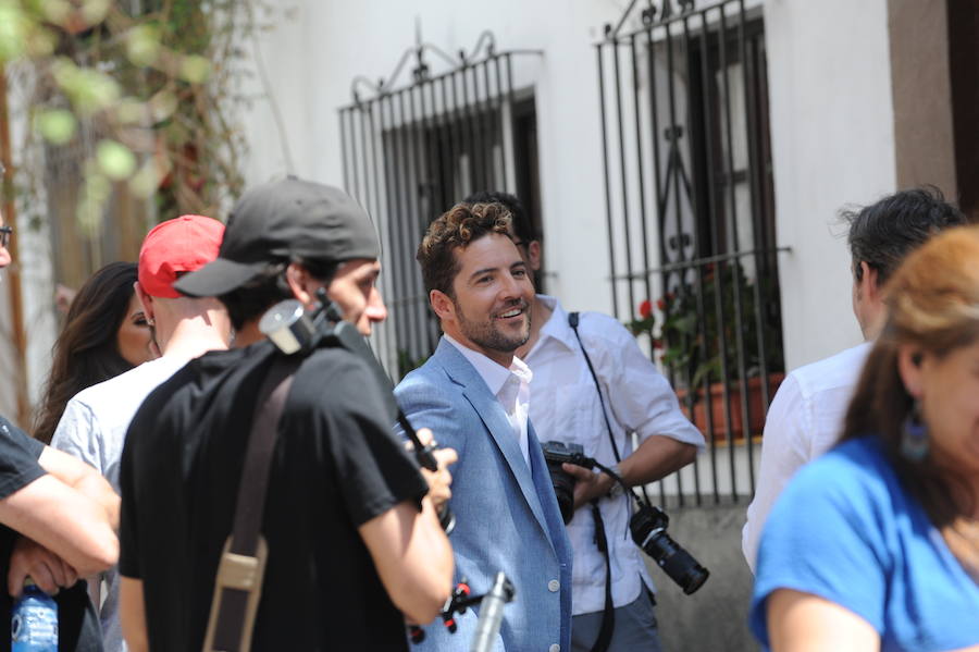 Fotos: David Bisbal graba en Marbella su nuevo videoclip