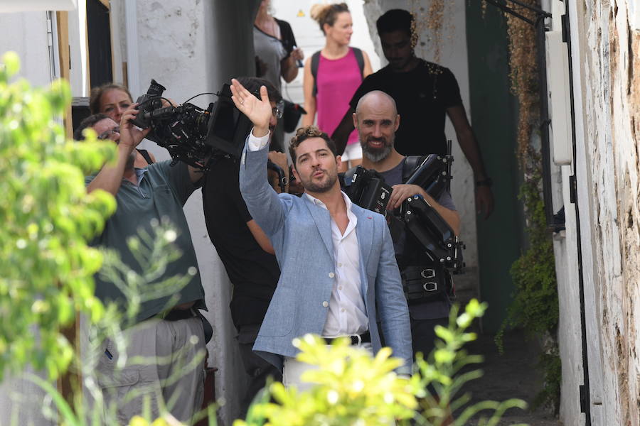 Fotos: David Bisbal graba en Marbella su nuevo videoclip