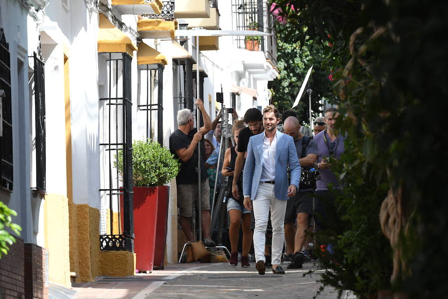 Fotos: David Bisbal graba en Marbella su nuevo videoclip