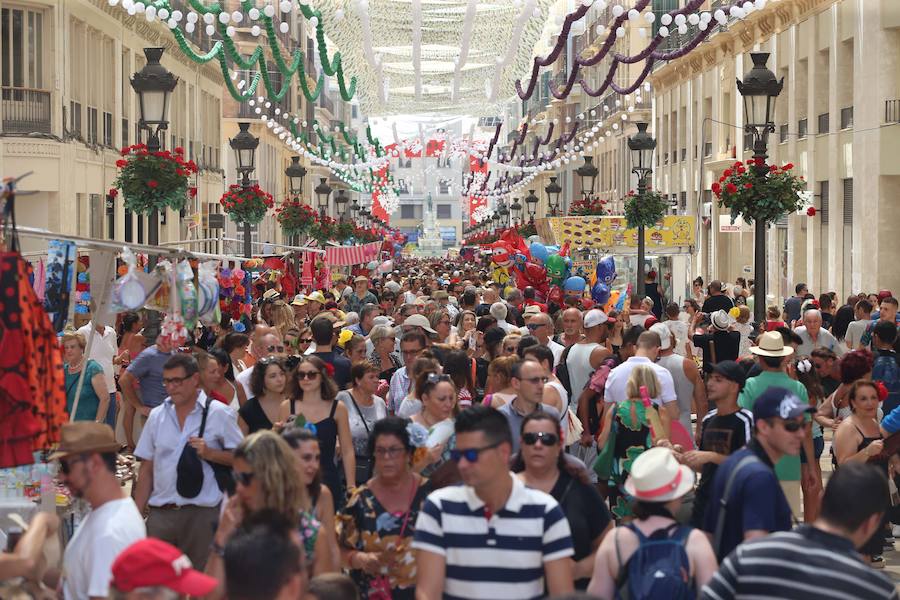 Fotos: Las mejores imágenes del primer domingo de la Feria de Málaga 2018