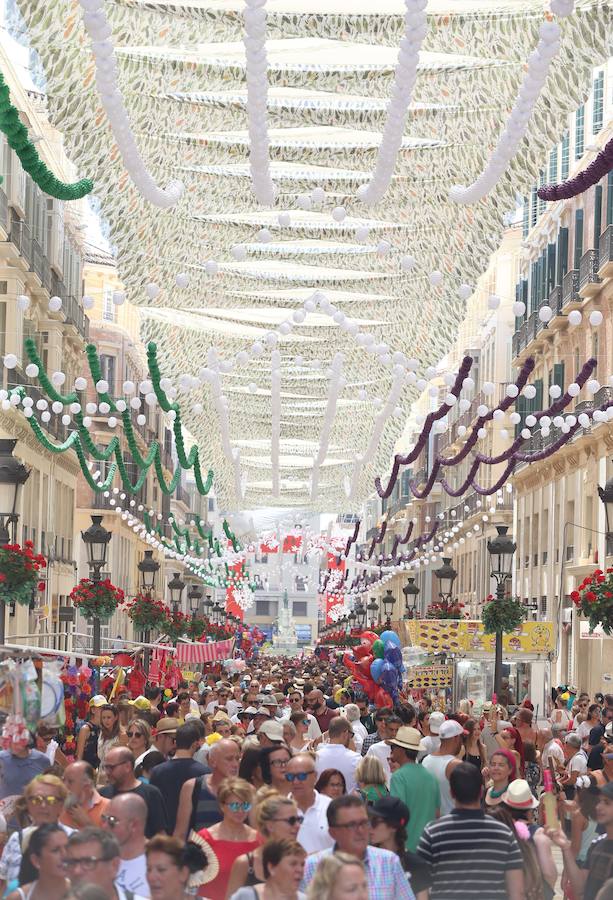 Fotos: Las mejores imágenes del primer domingo de la Feria de Málaga 2018