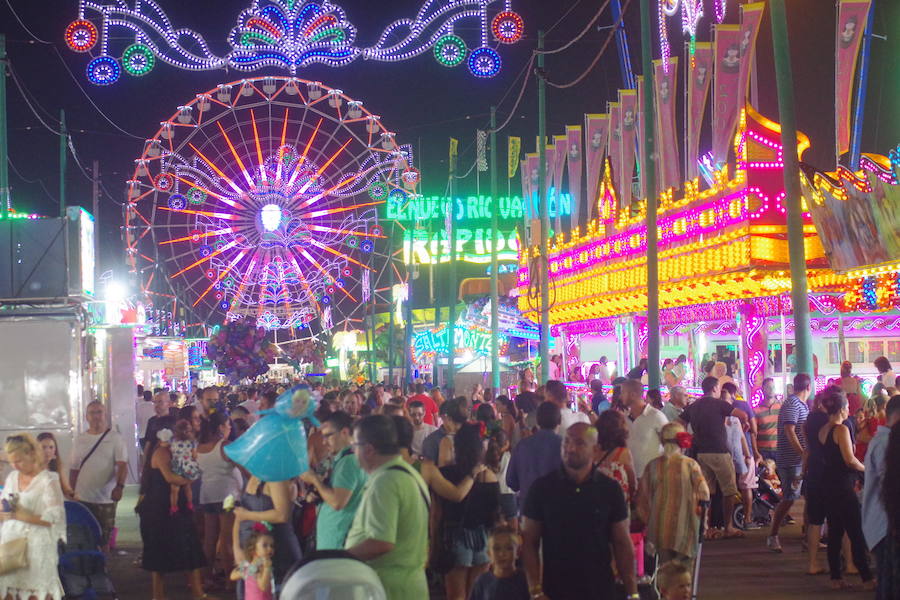 Fotos: Las mejores imágenes del primer domingo de la Feria de Málaga 2018