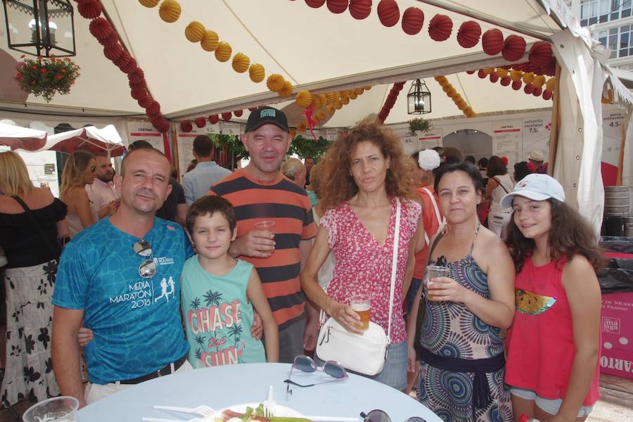 Familia Díaz- Gómez que viene desde Almagro (Ciudad Real).