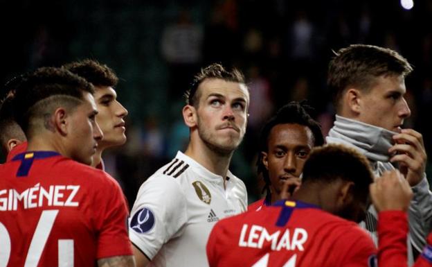 Gareth Bale, cariacontecido tras la derrota del Real Madrid ante el Atlético. 