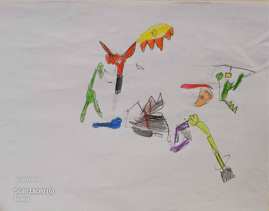 La Orquesta Sinfónica Provincial estrenará en el Martín Carpena la obra compuesta por Yuri Chugúyev en un concierto organizado por la Fundación Orden de la Paz, dentro de los actos del Octubre Picassiano. Niños y niñas de hasta 16 años pueden participar a través de un concurso de dibujo y verán sus trabajos proyectados durante el concierto en una pantalla gigante. Vota y participa:  http://ordendelapaz.org / Dibujo de: Soan Lacen (6). Málaga.