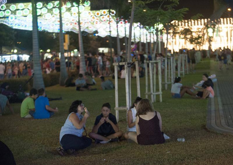 Ambiente en el Cortijo de Torres de noche