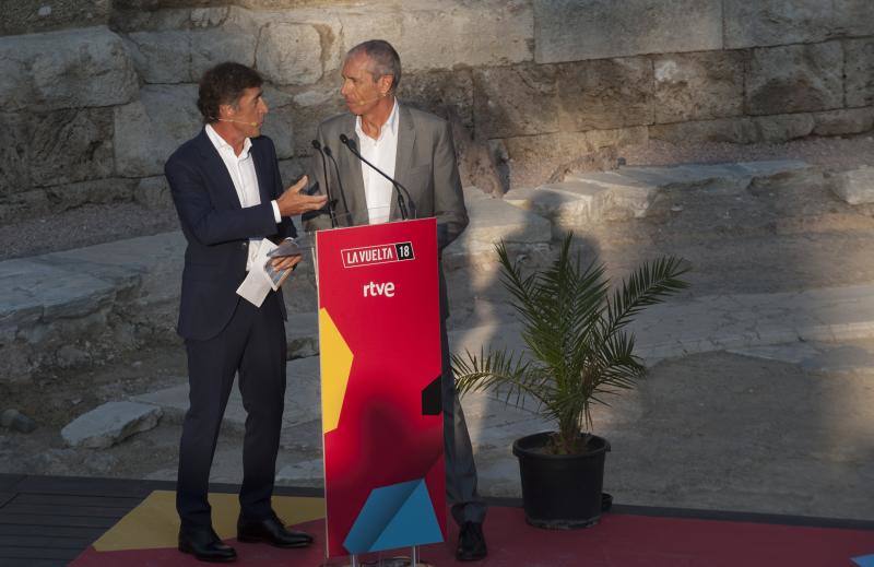 Presentación de la prueba en el Teatro Romano