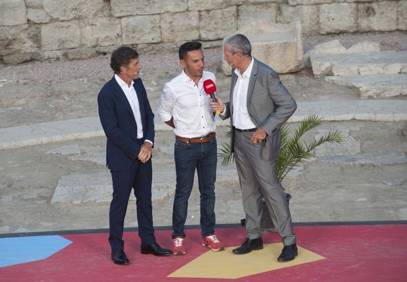 Presentación de la prueba en el Teatro Romano