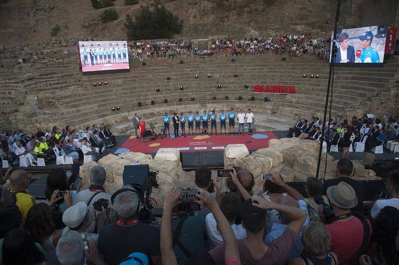 Presentación de la prueba en el Teatro Romano